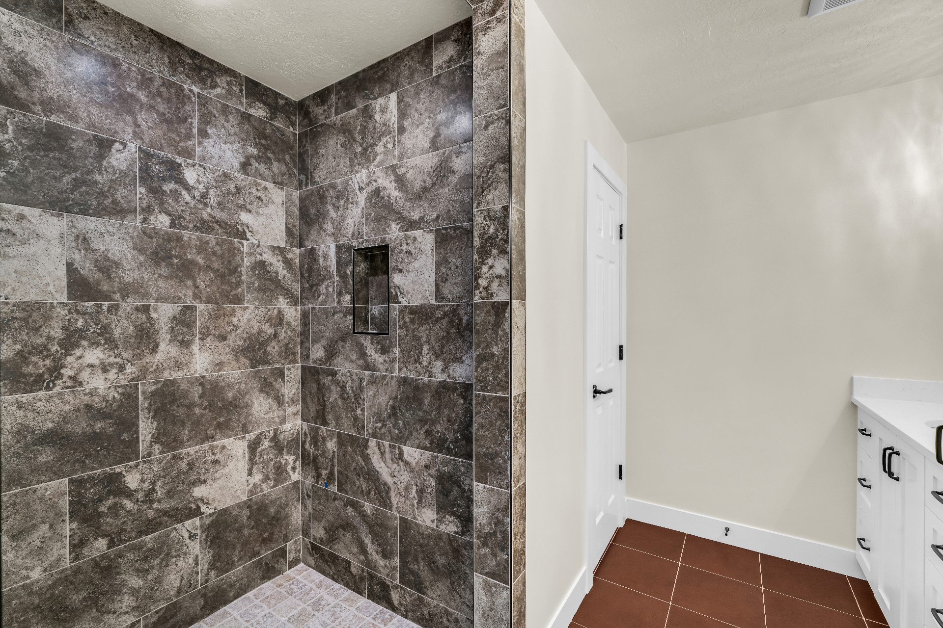 Prestigious Home Builders primary bathroom remodel